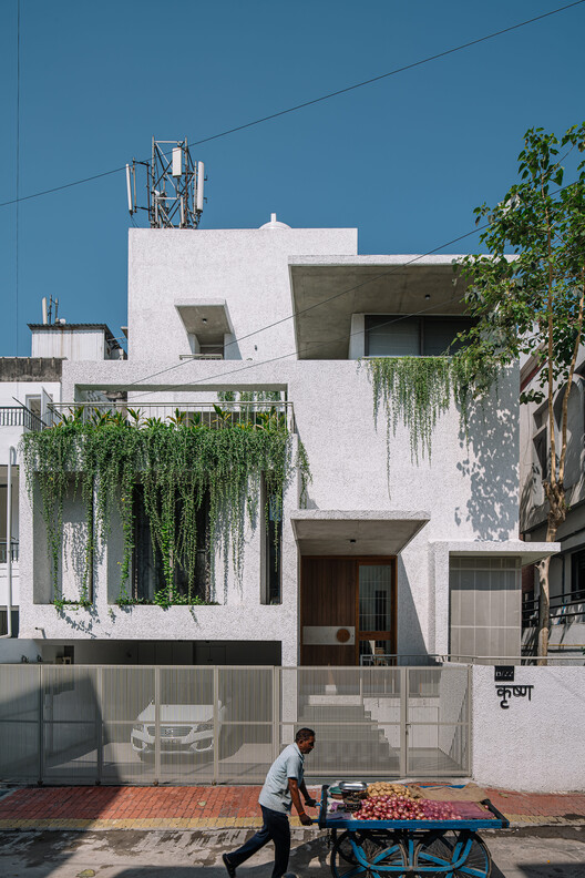 The White Bleached House / Neogenesis+Studi0261 - Exterior Photography, Houses, Courtyard, Facade, Stairs, Balcony, Bench, Chair